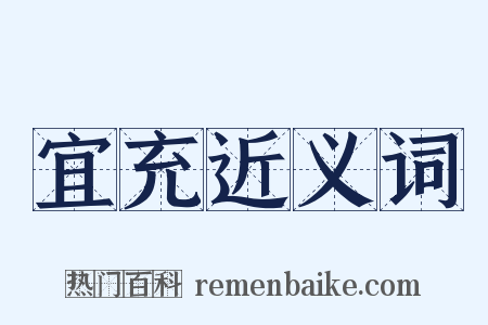 宜充近义词是什么意思的图片